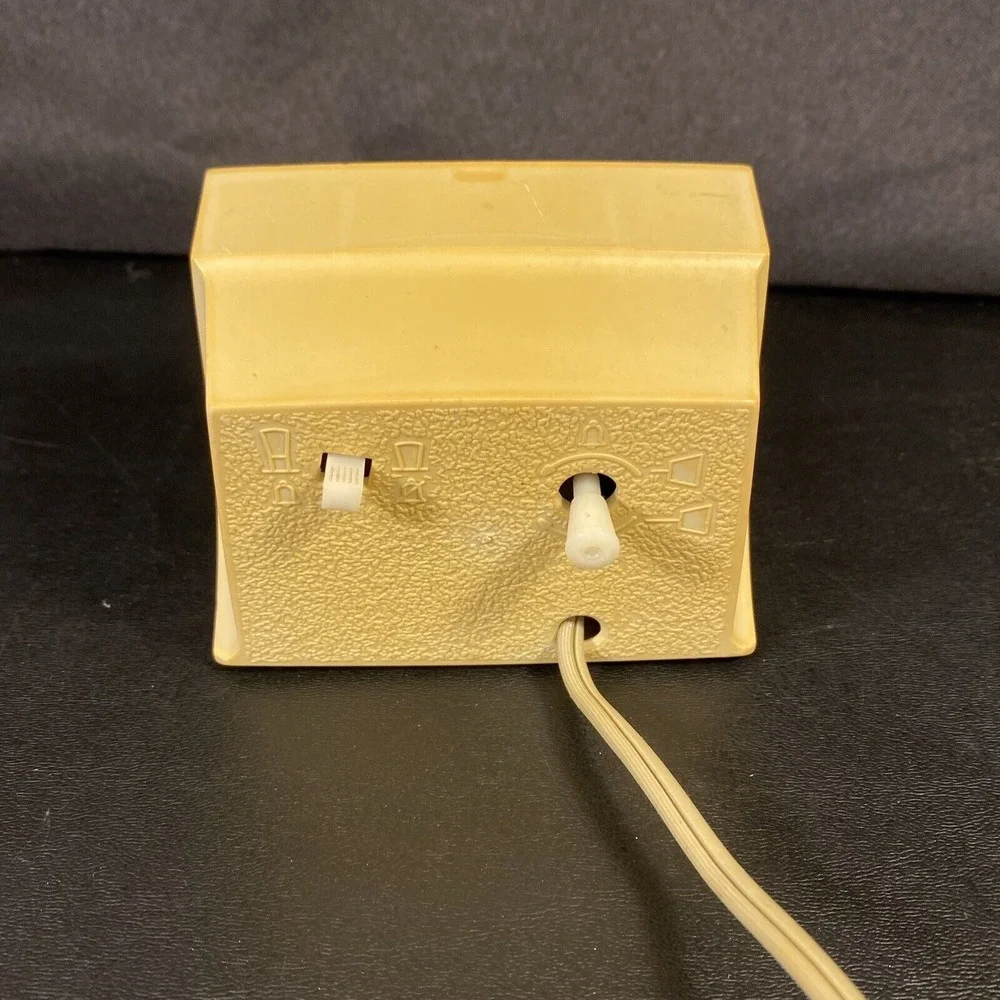 Westclox Bold II Model 22189 Corded Alarm Clock Tested Working Mcm Beige Vintage